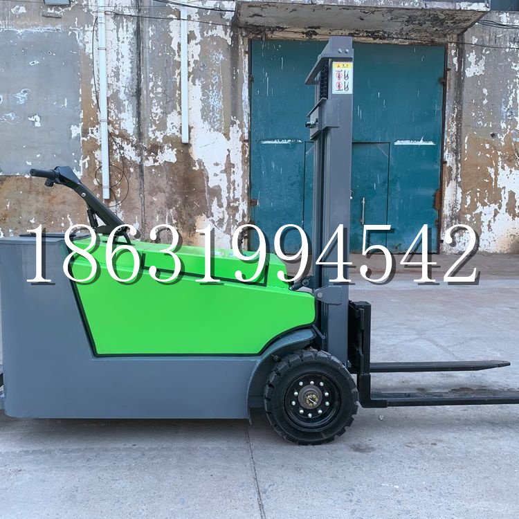 蒙山县小型电动叉车1吨2吨步行站驾式电瓶堆高充电装卸车液压升降车铲车